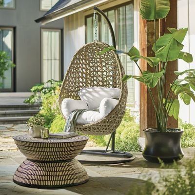 Mason Hanging Egg Chair with Stand Grandin Road