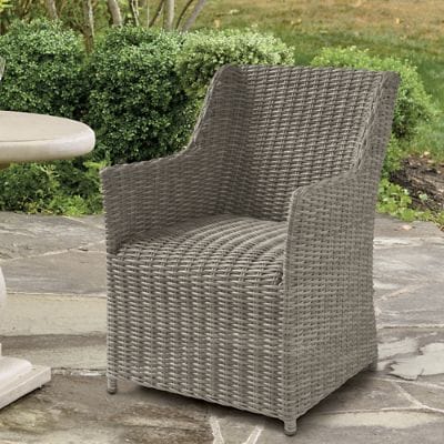 Montville Wicker Dining Armchairs, Set of Two | Grandin Road
