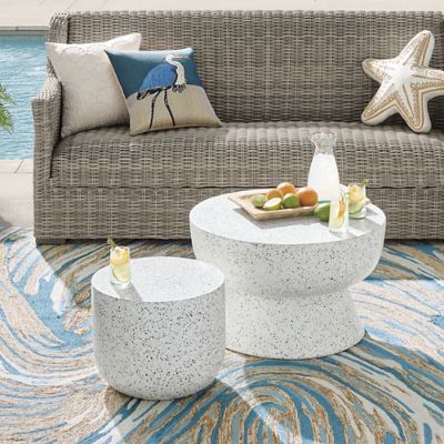 Terrazzo Cluster Outdoor Coffee Table | Grandin Road