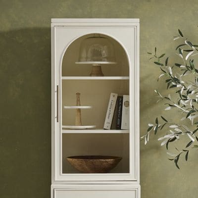 Verona Modular Storage Top Glass Door Cabinet | Grandin Road