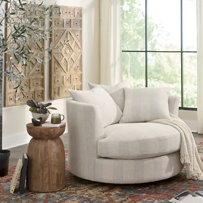 Heidi XL Swivel Chair | Grandin Road