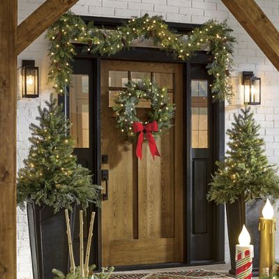 Holiday Glow Cordless Garland | Grandin Road