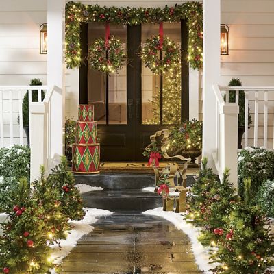 Outdoor Metal Reindeer, Set of 2 | Grandin Road