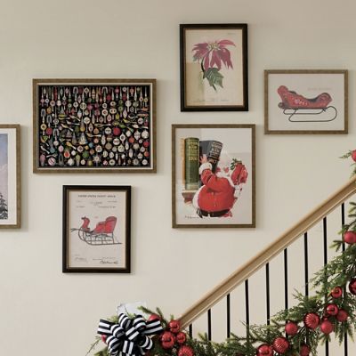 Framed Vintage Ornament Wall Art | Grandin Road