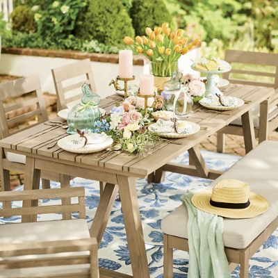Napa Outdoor Extending Dining Table, 67