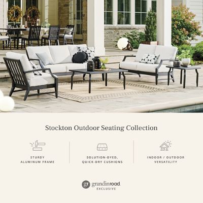 Stockton Outdoor Loveseat | Grandin Road