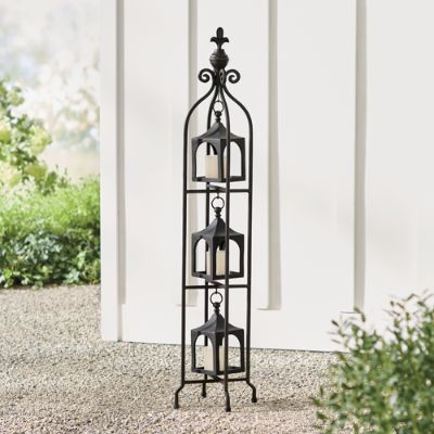 3-Tiered Floor Lantern | Grandin Road