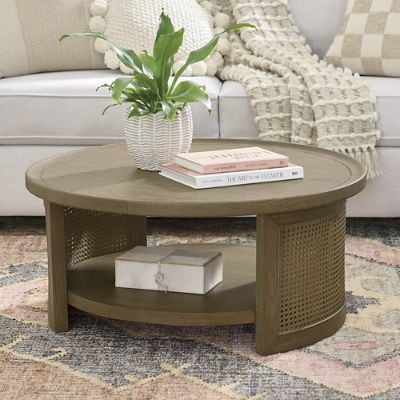 Panama Cane Coffee Table, 36