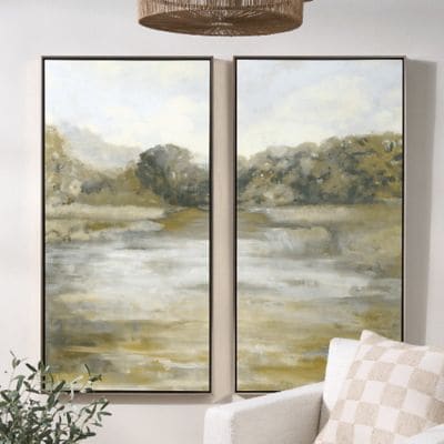 Tranquil Waterside Canvas Wall Art | Grandin Road