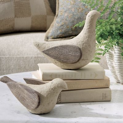 Handmade Ecomix Bird, Set of Two | Grandin Road