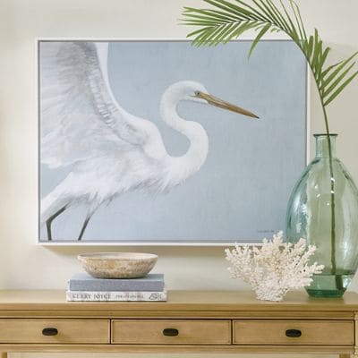 Feathered Elegance Canvas Wall Art | Grandin Road