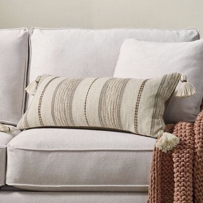 Adley Woven Pillow | Grandin Road