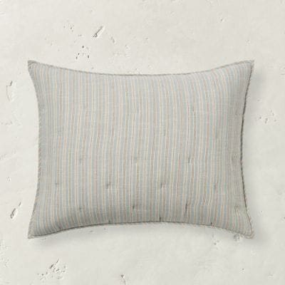 ki-no × koti BEAUTY&YOUTH Stripe Shade Ticking Stripe Cotton Sham | Grandin Road