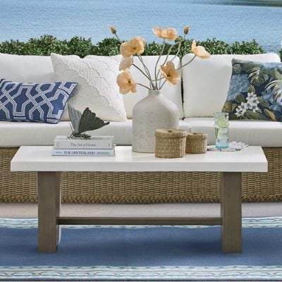 Albany Rectangle Outdoor Coffee Table, 48