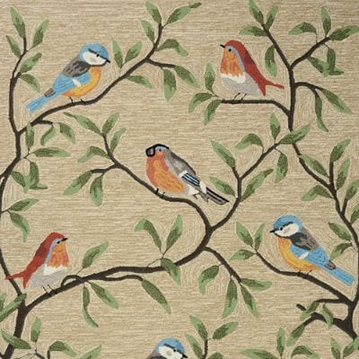 Songbird Hand Tufted Outdoor Rug | Grandin Road