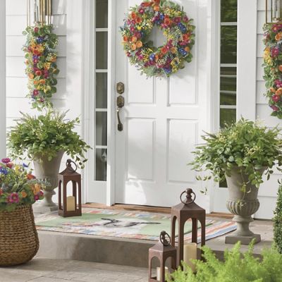 Prairie Sheep Hooked Door Mat | Grandin Road