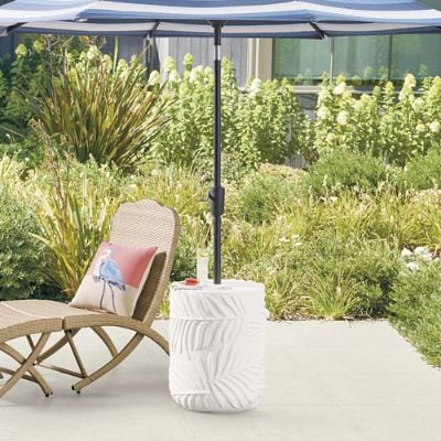 18 ft patio umbrella Treasure Garden 13-ft Outdoor with Lux Lighting, Octago fading and Vented Canopy 7.5 Feet Solar Powered Patio