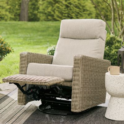 Portland Woven Outdoor Recliner | Grandin Road