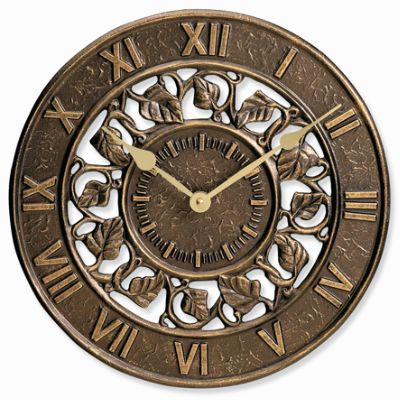 Ivy Outdoor Clock & Thermometer | Grandin Road