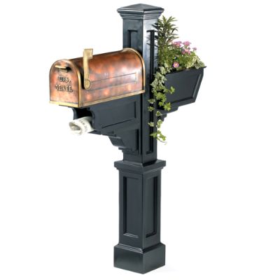 Signature Plus Mail Post with Flower Box | Grandin Road