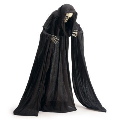 Lifesize Cloaked Halloween Grim Reaper Grandin Road