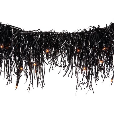 Prelit 9' Drippy Halloween Garland Grandin Road