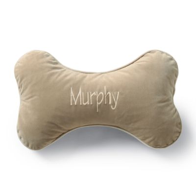 Personalized dog best sale bone pillow