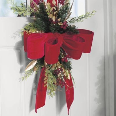 Happy Holidays Double Sided Door Swag | Grandin Road