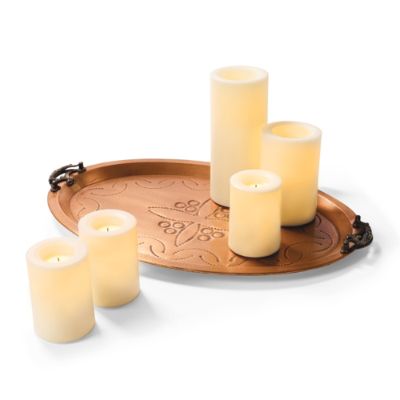 Embossed Copper Tray Grandin Road