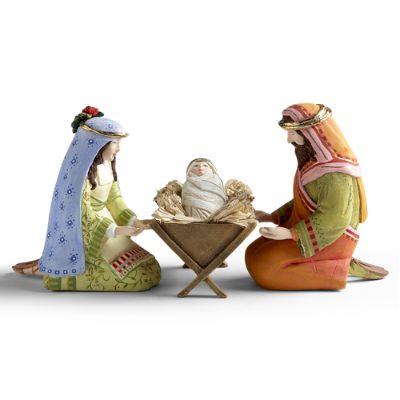 Set of Four Holy Family Nativity Figures | Grandin Road