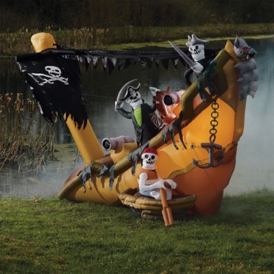 Inflatable Pirate Ship | Grandin Road