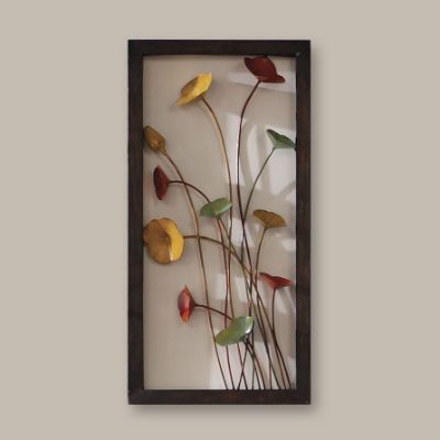 Three-dimensional Metal Poppy Wall Art | Grandin Road