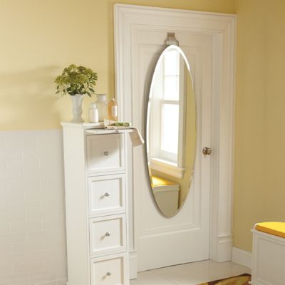 Oval door online mirror