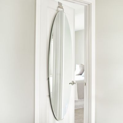 Oval door shop mirror