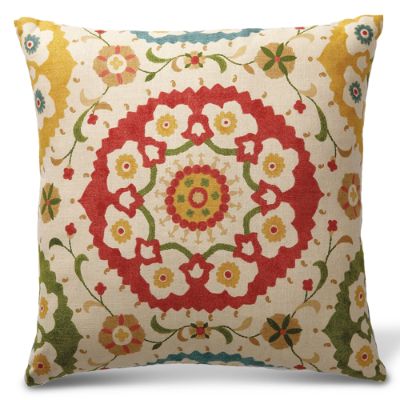 Designer Suzani Throw Pillow 