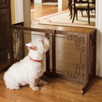 Pet barrier for front door best sale