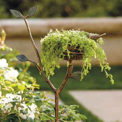 Bird Nest Garden Stake Grandin Road