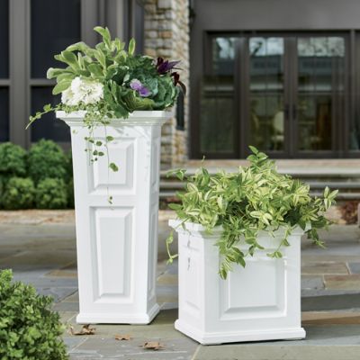 Devon Easy-Care Square Planter | Grandin Road