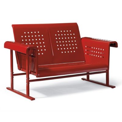 Retro Squares Glider Loveseat Grandin Road