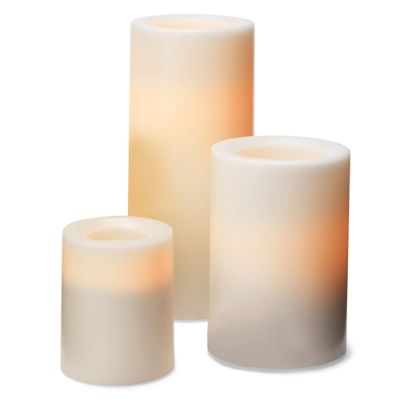 Batteryoperated Outdoor Candle with Timer Grandin Road