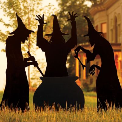 Martha Stewart Three Witches Silhouette | Grandin Road