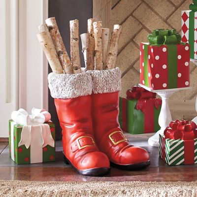 Santa boots decor discount