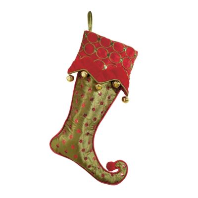 Green Kringle Stocking | Grandin Road