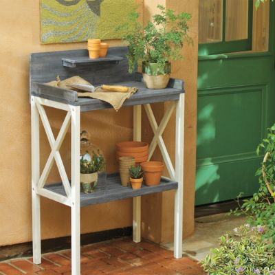 Vintage Potting Bench Grandin Road