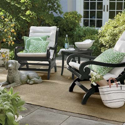 クッション・座布団 MerMer Palmer Chair Cushion | Grandin Road