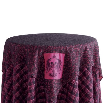 Glam Goth Table Linens | Grandin Road