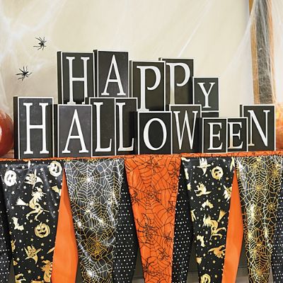 Happy Halloween Blocks | Grandin Road