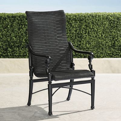 Patio chairs online woven