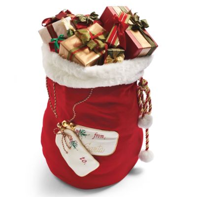 Personalized santa bags online large