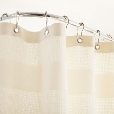 Egyptian Cotton Waffle Shower Curtain | Grandin Road